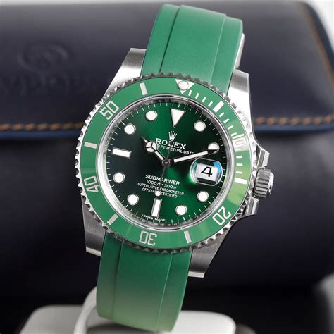 rubber b for rolex|rolex hulk with rubber strap.